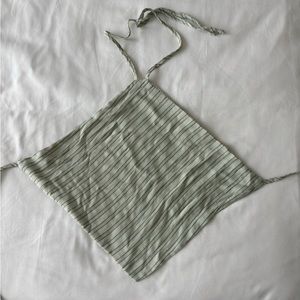 VRG GRL backless halter top